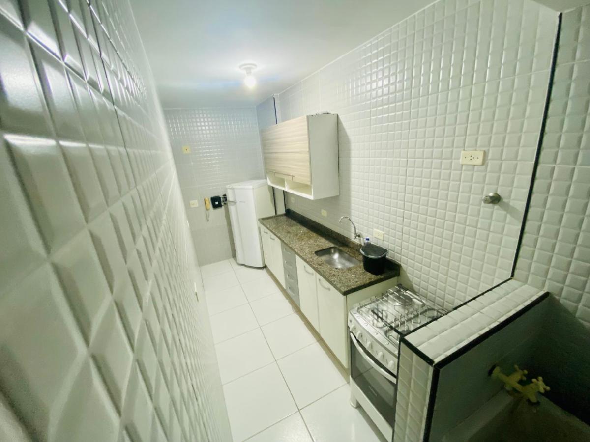 Lindo Flat Na Praia Da Ocian - Praia Grande Extérieur photo